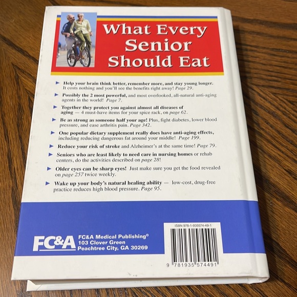 What Every Senior Should Eat Book By The Editors of FC&A Medical Publishing - Picture 2 of 3